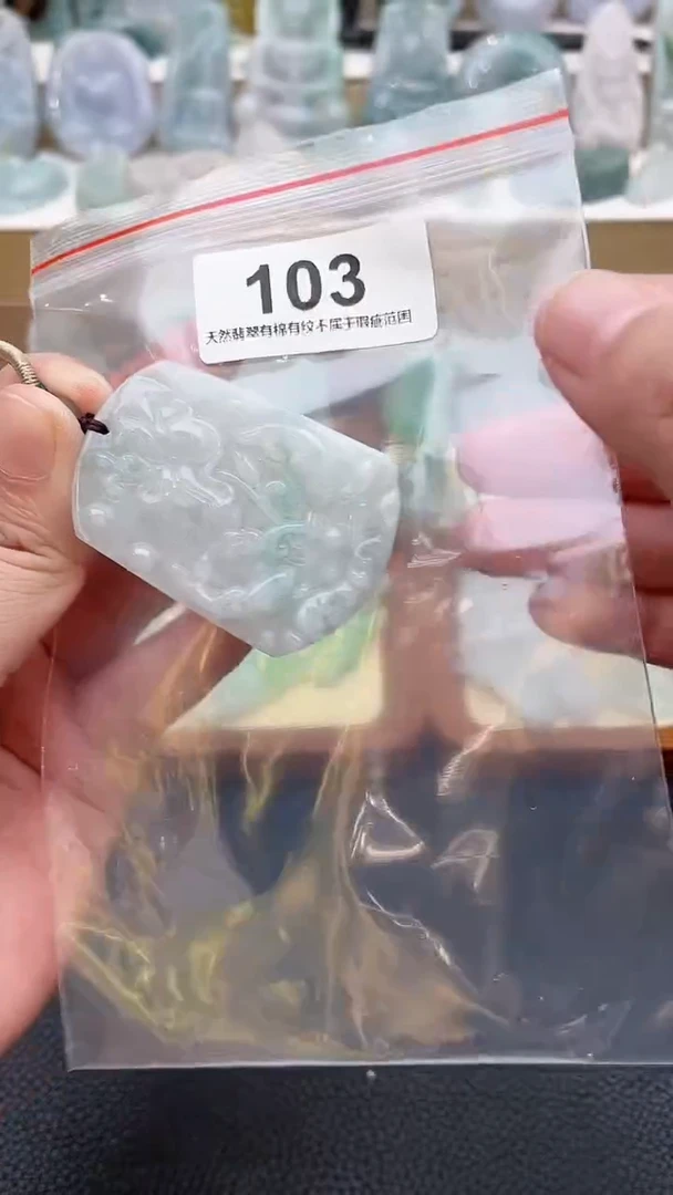 颈饰未镶嵌翡翠天然缅甸翡翠A货103