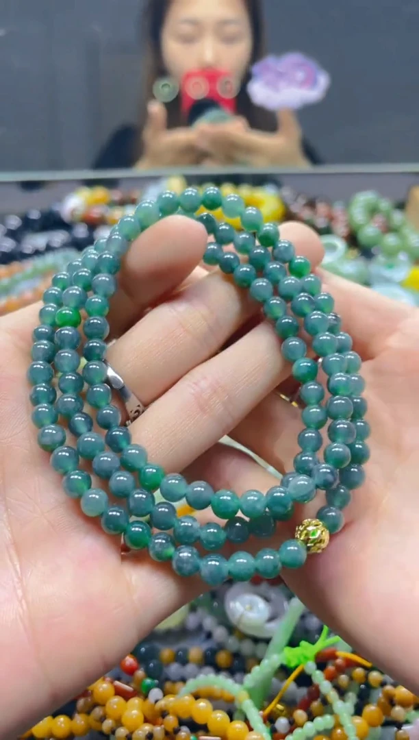 颈饰未镶嵌翡翠5MM