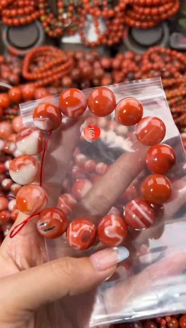 未镶嵌手串南红玛瑙16+