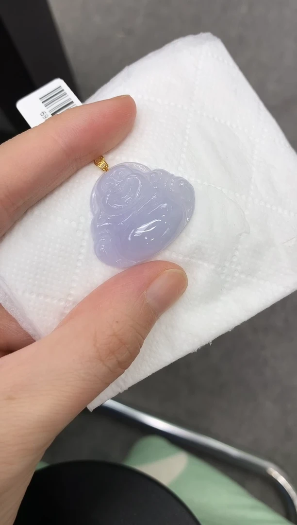 颈饰18K金镶嵌翡翠111111111111