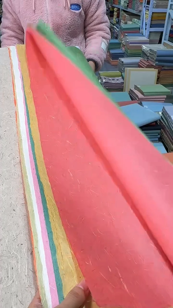 纯手工六尺整张十色50张雁楮清水云龙