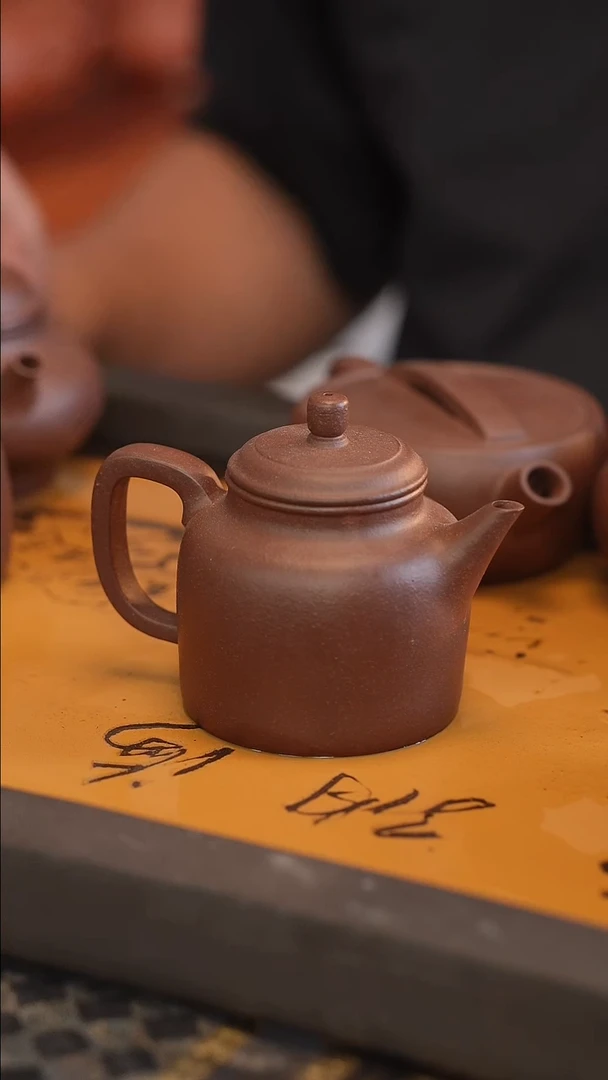 茶壶紫砂原矿手工制作微瑕 宽口