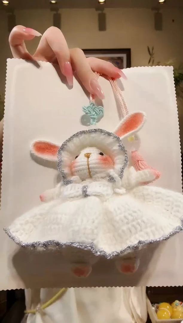 可爱的小兔子挂件