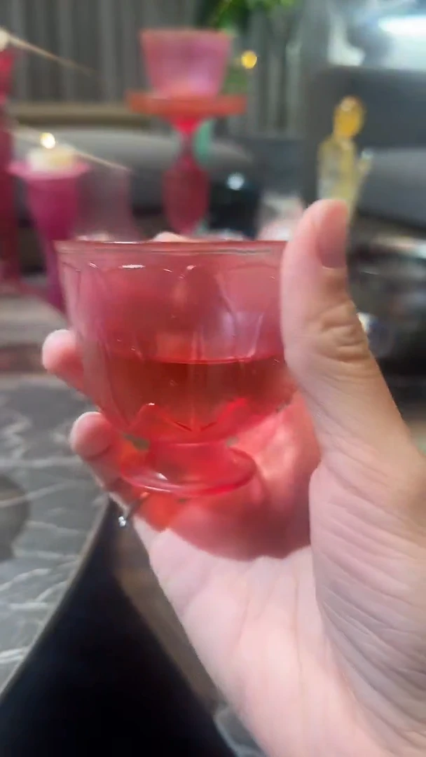 琉璃手工艺品l***i@@@@@@@@蕉叶杯金红