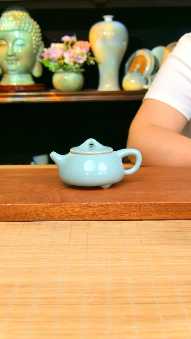 汝瓷石瓢原矿天青一级品