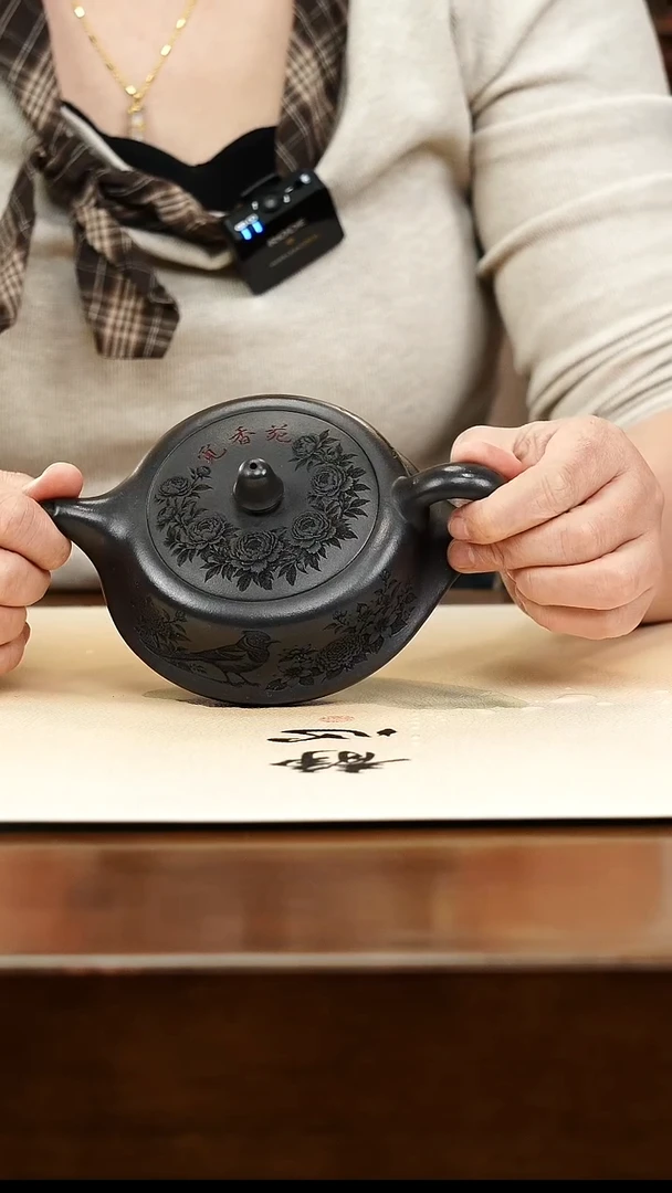 茶壶紫砂宜兴紫砂壶孤品