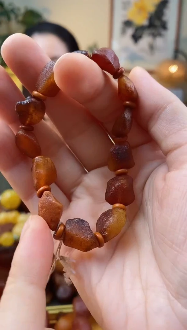 【闪购商品】琥珀手串未镶嵌手串