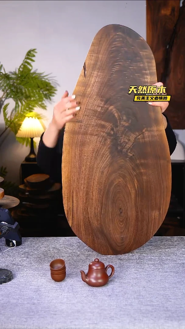 木北美黑胡桃原木.干裂疤结不属于商品质量问题完美主义者慎拍