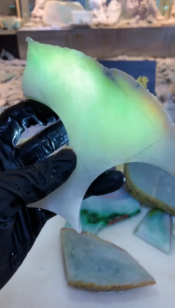 翡翠未镶嵌颈饰0朗0翡翠珠宝 48