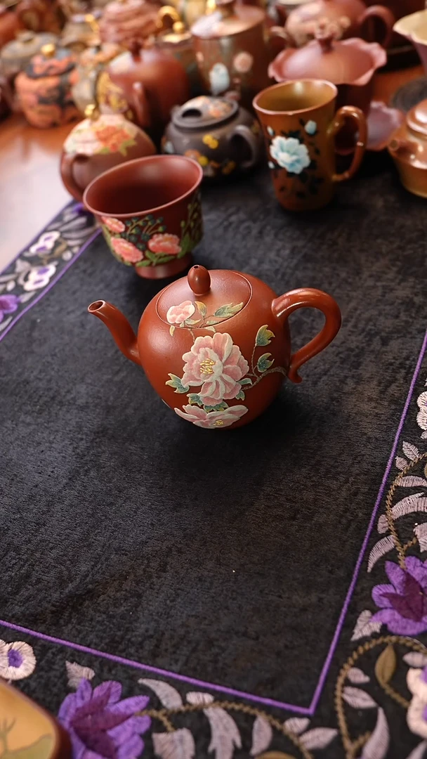 茶壶紫砂朱泥美人肩