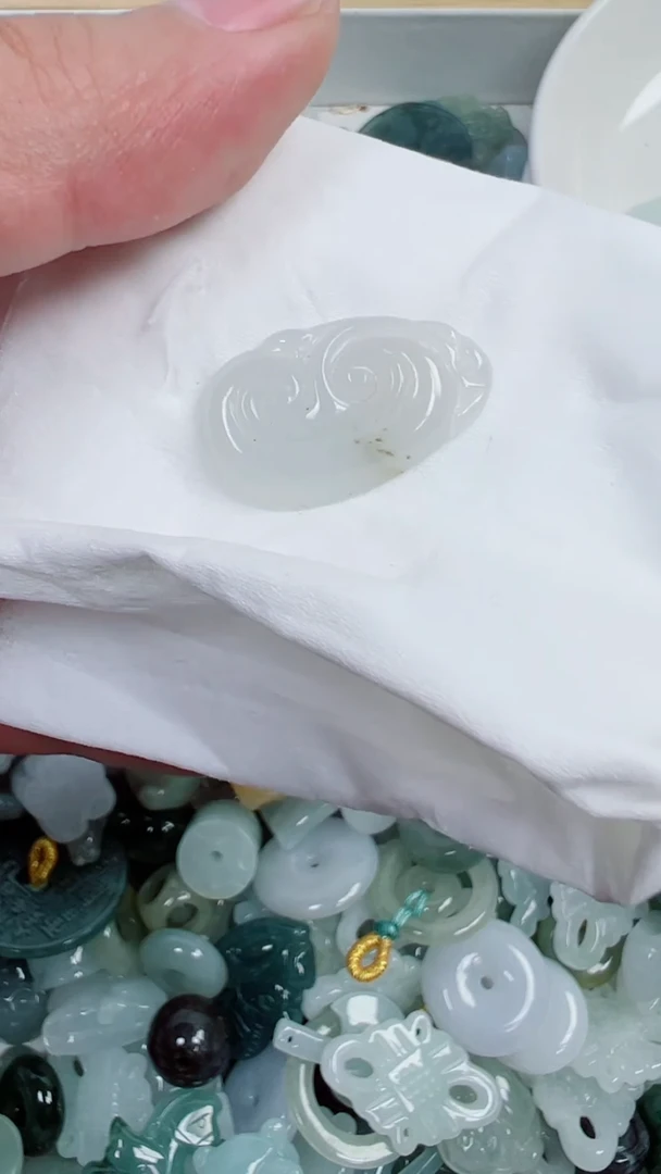 散珠翡翠280号链接，A货翡翠