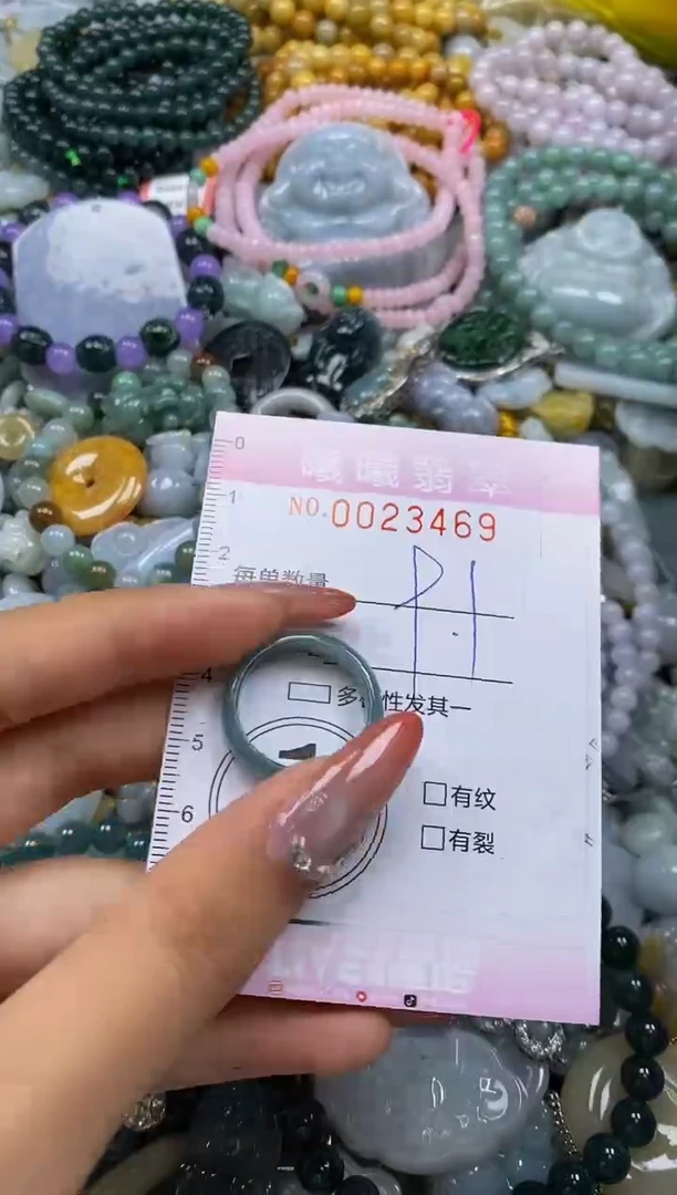 翡翠未镶嵌颈饰闪购0023469