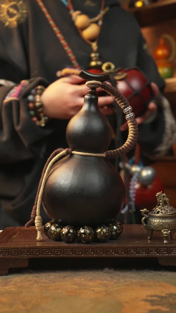 142大漆一物一拍记葫堂出品【不带手串】