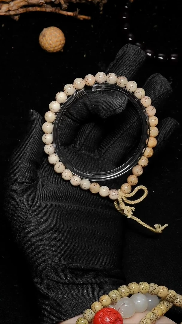 手串星月菩提6圆火烧龙珠-ML-SS