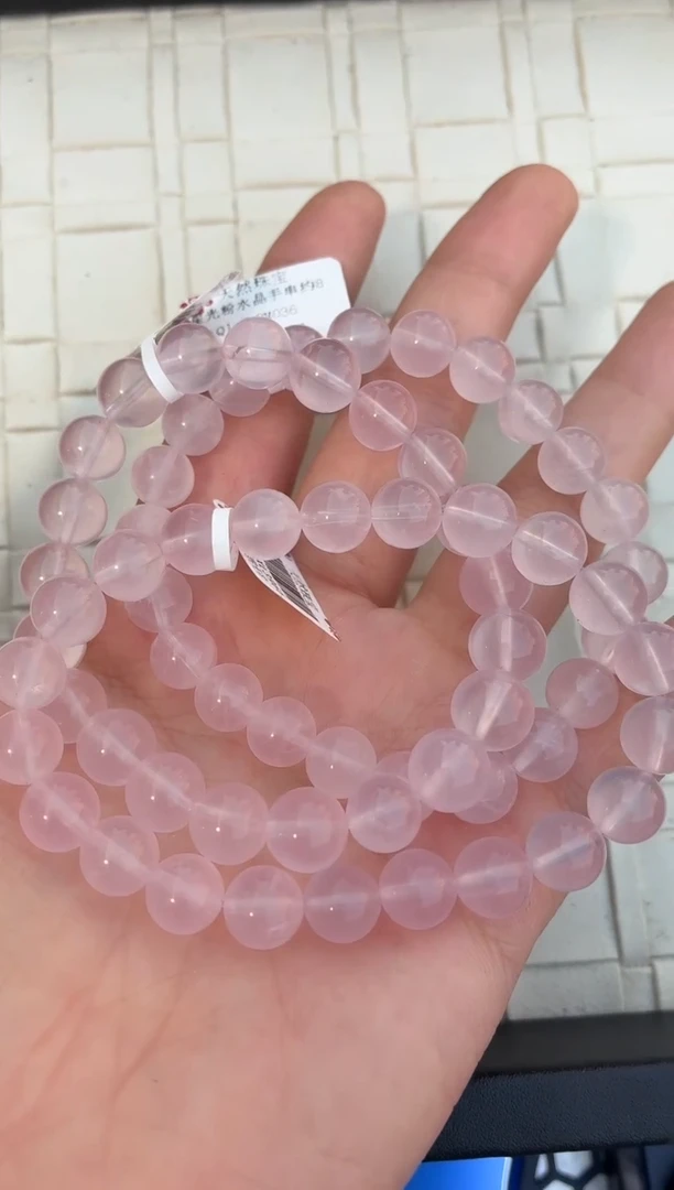 手串未镶嵌水晶MJJZBXL3966星光粉多样性发一