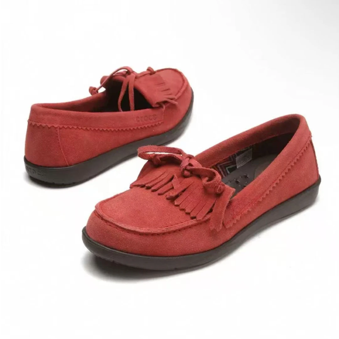 卡家/阿瑞安娜麂皮便鞋