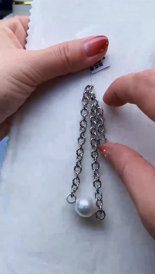 银S925镶嵌手链海水珍珠Y海水手链