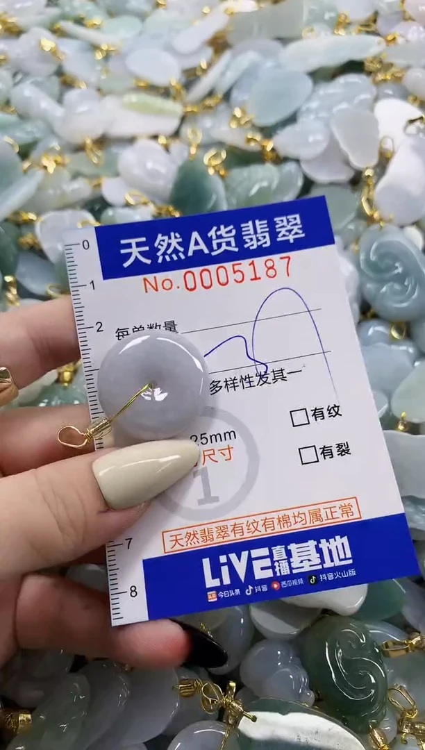 颈饰未镶嵌翡翠天然A货翡翠