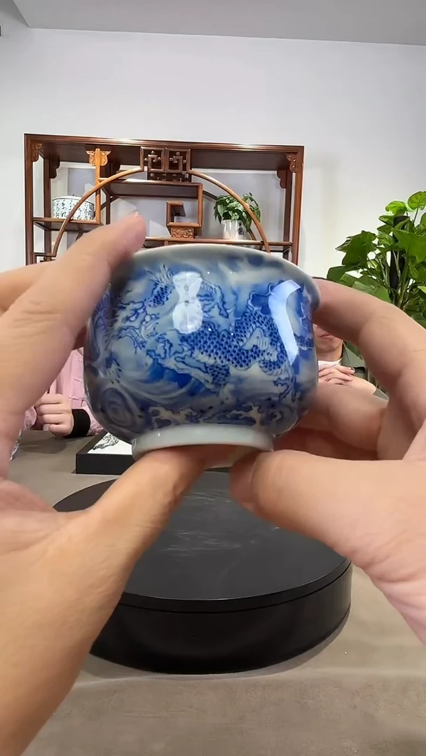 杯子家逸轩龙陶瓷单杯