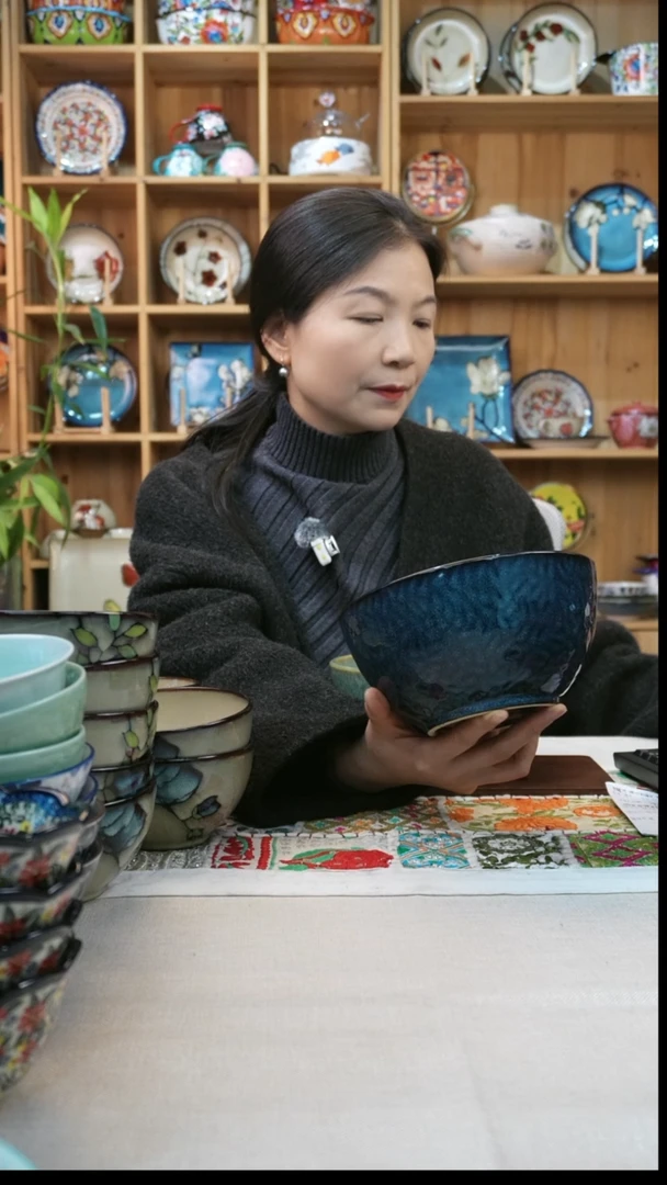 瓷片小可陶瓷高温一只大碗