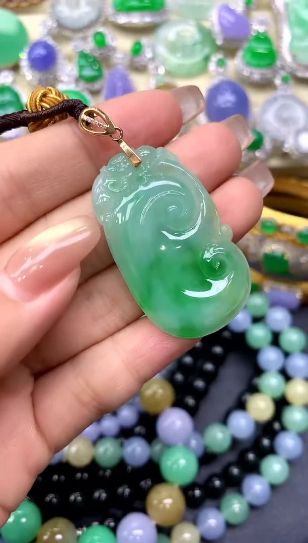 颈饰未镶嵌翡翠111-中国好珍宝