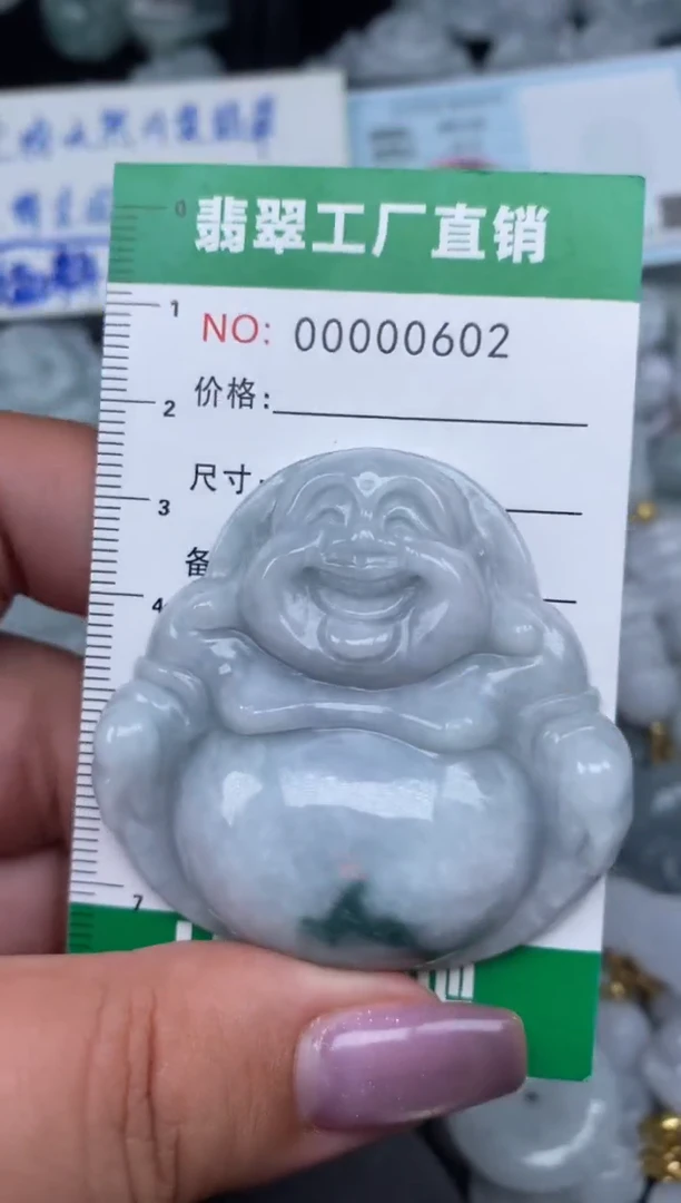 翡翠未镶嵌颈饰天然A货翡翠0602