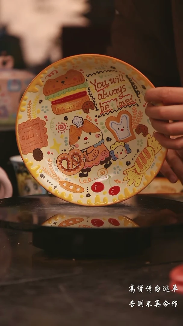 陶瓷景德镇可爱设计师款陶瓷