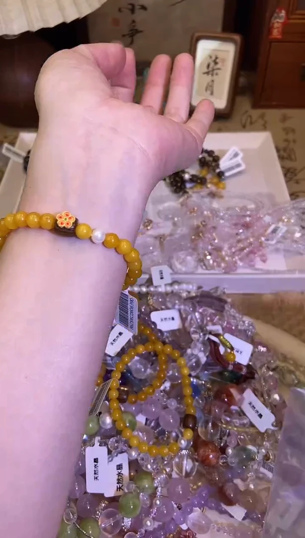 未镶嵌蜜蜡手链238手串