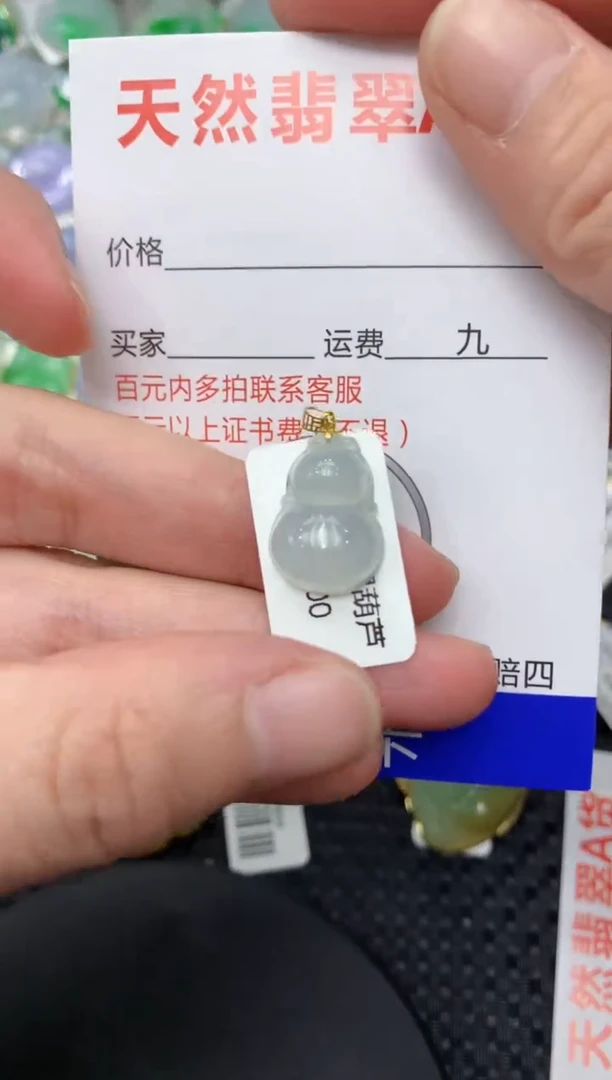 【闪购商品】翡翠颈饰18K金镶嵌11111111111