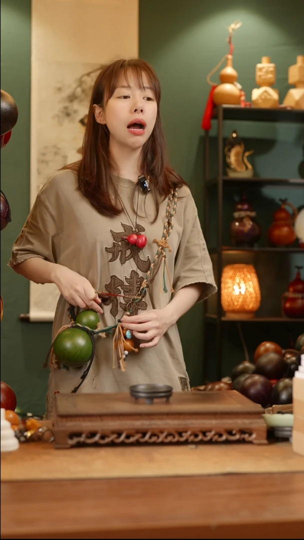 55号精品天然大漆工艺防渗内胆酒葫芦~