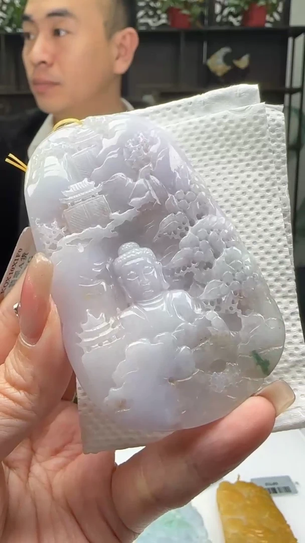 【闪购商品】翡翠颈饰未镶嵌天然翡翠A货吊坠