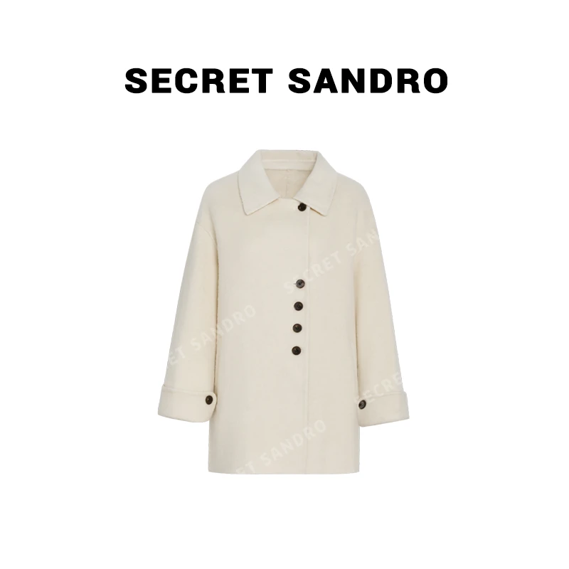 【Secret Sandro】 鸥纪儿 毛呢外套 V84205043R