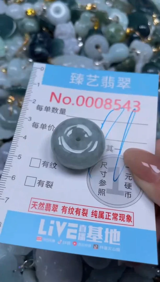 颈饰未镶嵌翡翠8543