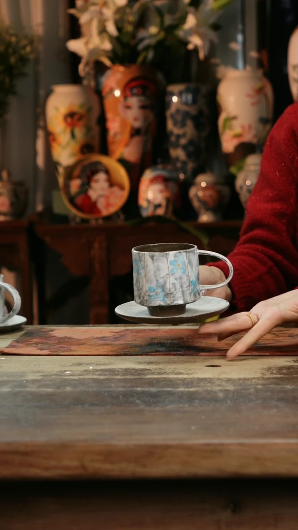 【闪购商品】瓷片景德镇纯手工釉下彩精品餐具