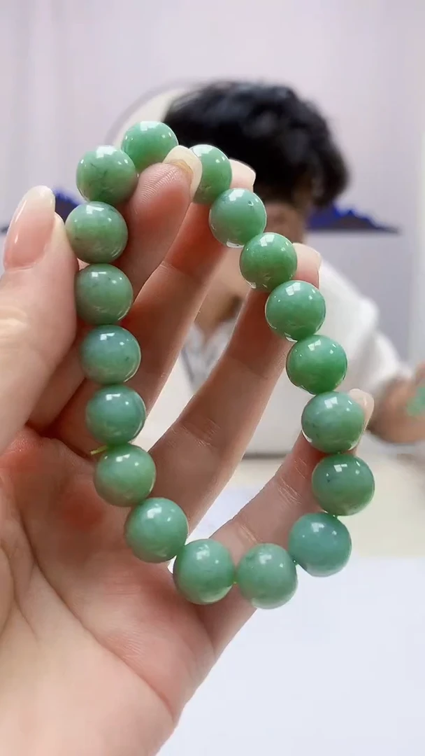 定制翡翠未镶嵌5145ms-毛货185手串