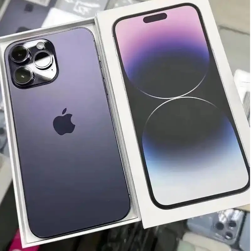 99新 Apple/苹果 14pro max 国行正品 二手优品暗紫色