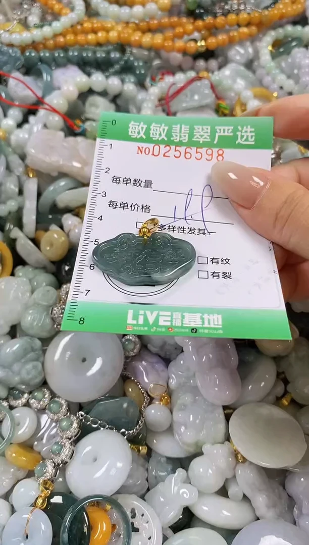 翡翠未镶嵌颈饰闪购0256598