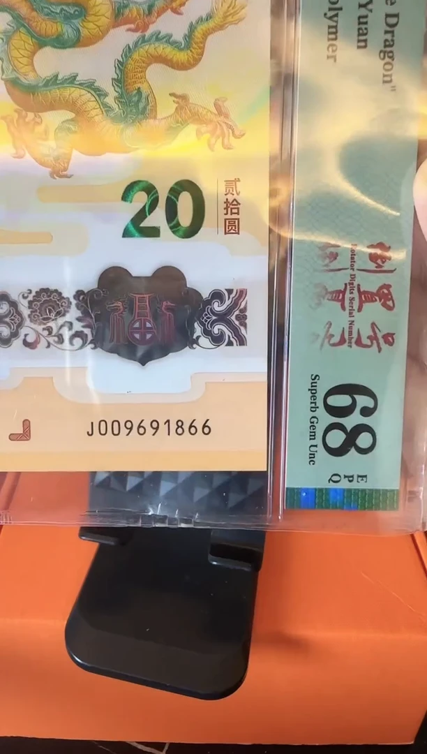 塑料2025 龙钞 单张  啊啊啊