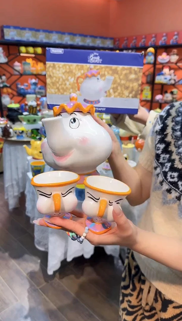 瓷片@@陶瓷茶壶太太一壶二杯