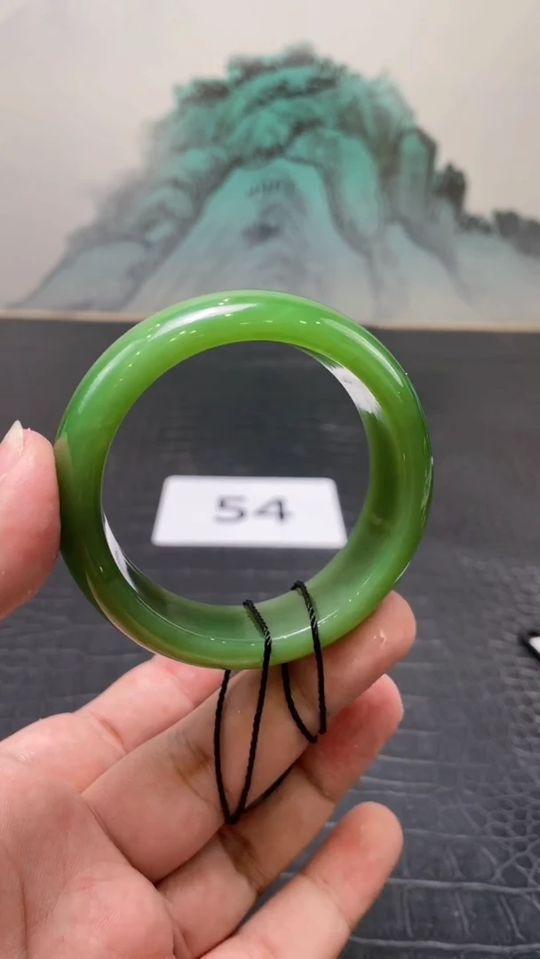 未镶嵌手镯和田玉（碧玉）L***s54