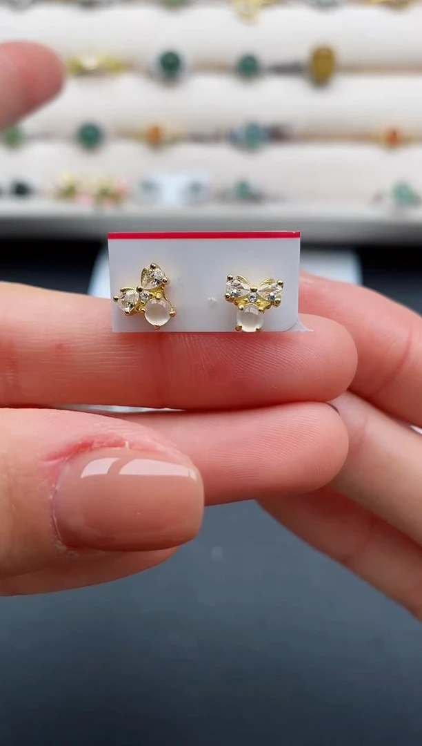 银S925镶嵌戒指翡翠8888888+2