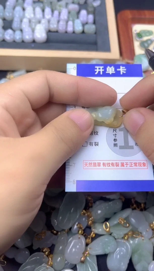 颈饰未镶嵌翡翠天然A货翡翠