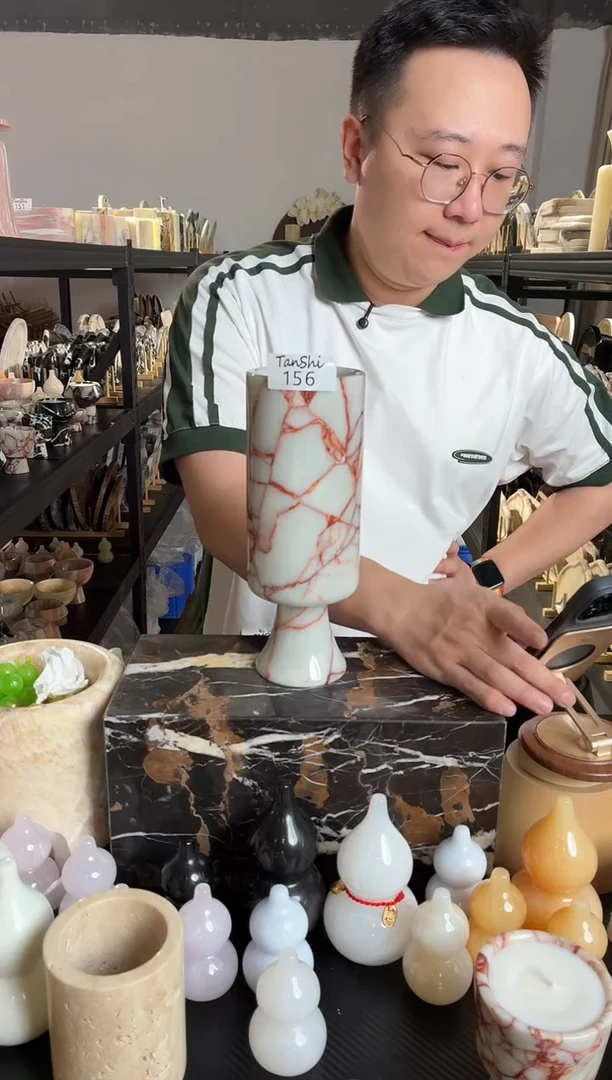 石材156中式花瓶