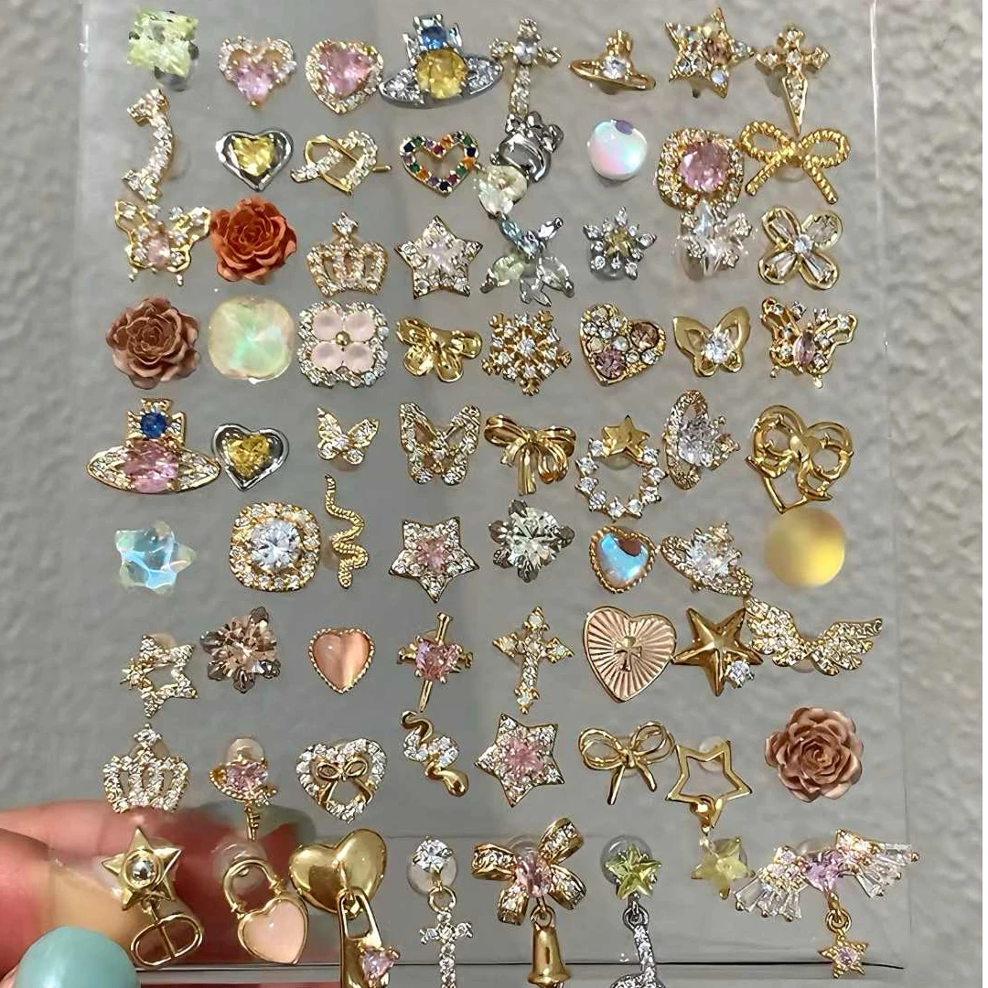 钛钢耳饰 RINGRING商店金色合集钛钢耳钉钛合金耳骨钉闪耳蜗钉