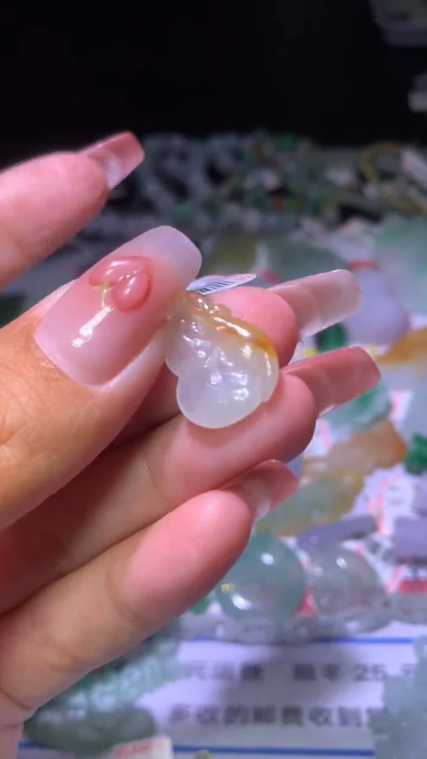 翡翠未镶嵌颈饰MXX022397