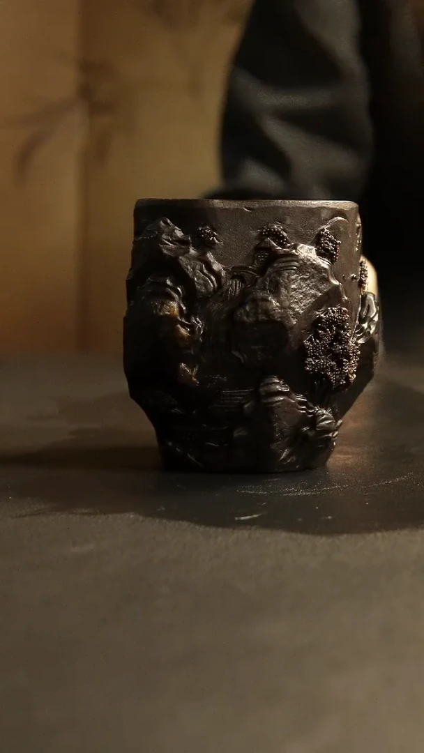 【闪购商品】山水杯林松林冰碛岩