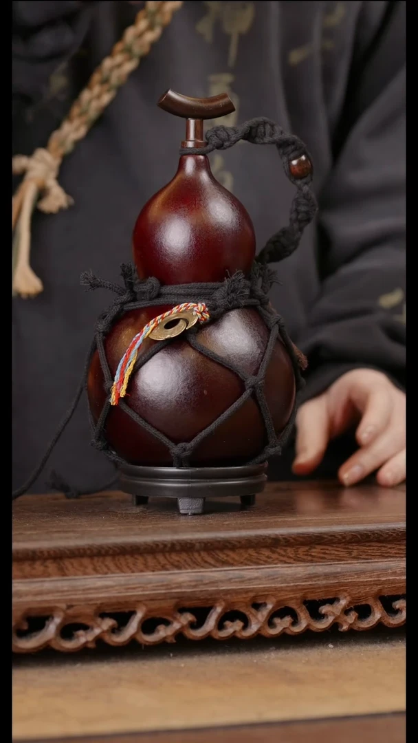 263号精品天然大漆酒葫芦一物一拍~