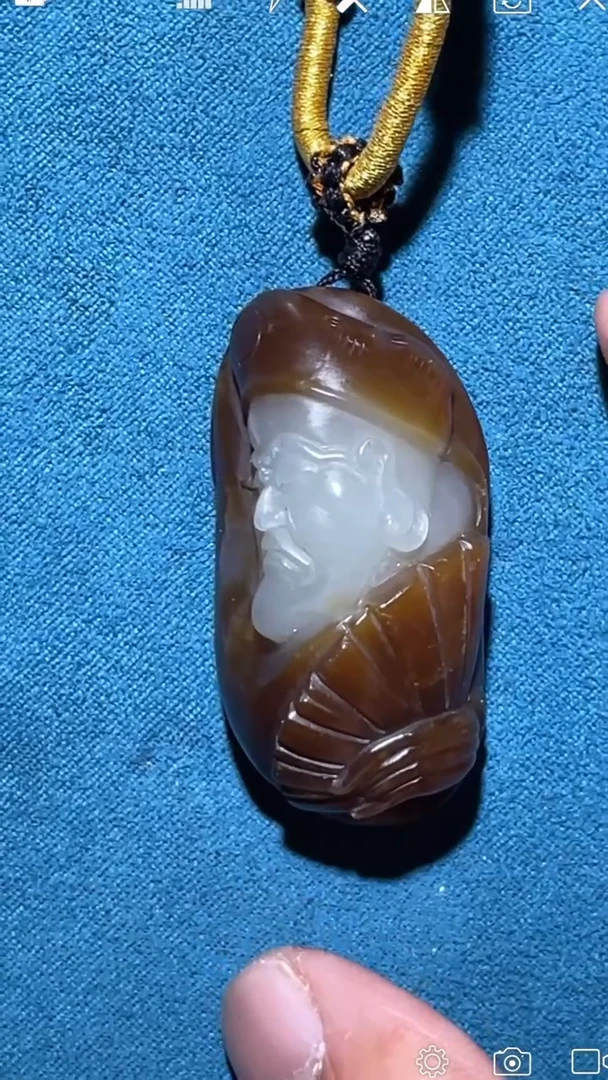 【闪购商品】和田玉YBH未镶嵌济公吊坠 