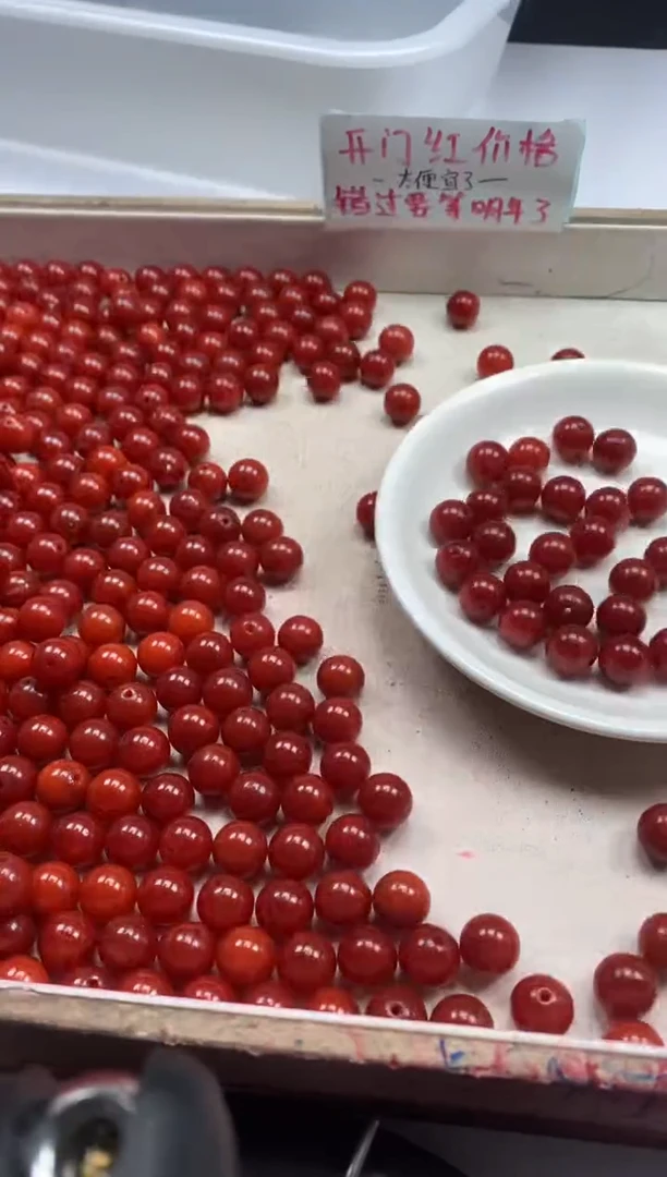 【闪购商品】南红玛瑙颈饰未镶嵌w2186满肉南红10mm*20颗