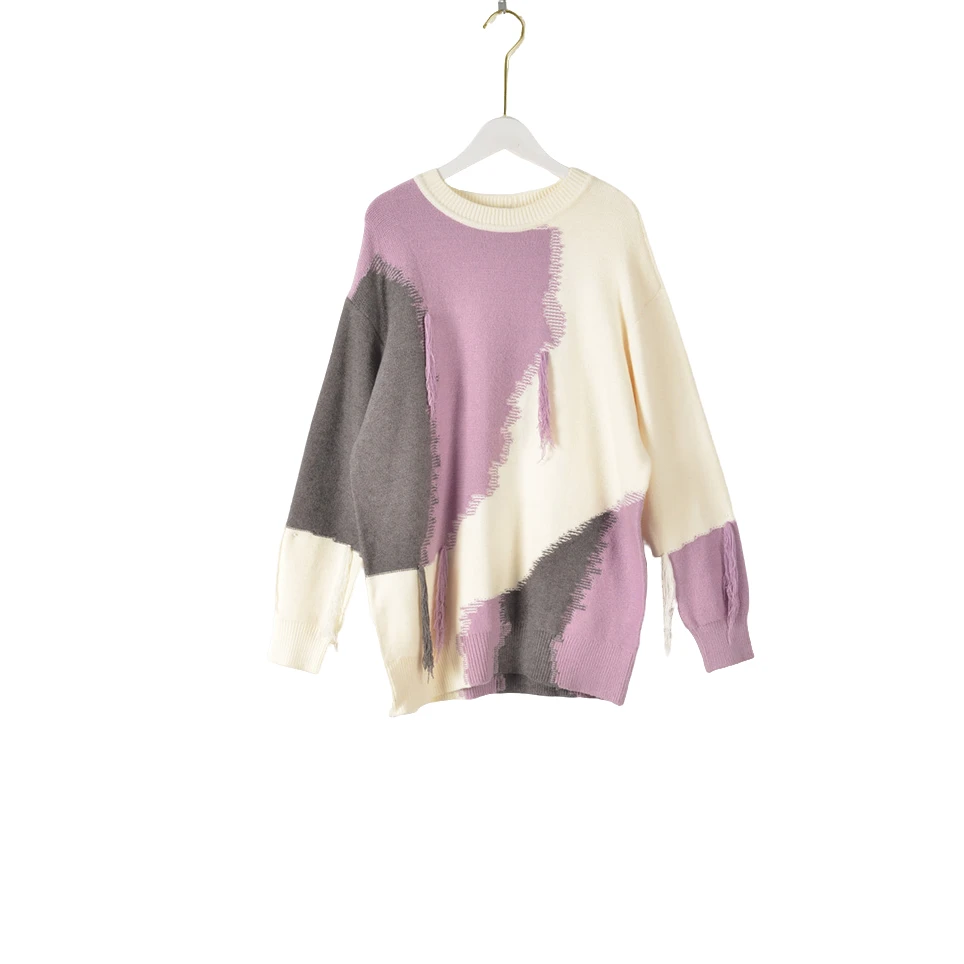 【Y专柜Z捡漏】大码时尚女装QaC-毛衫3241-花色